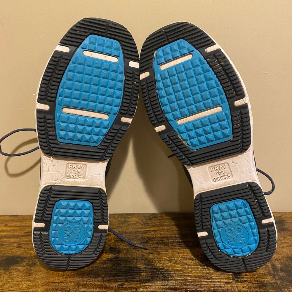 G/FORE MG4.1 Golf Shoes Mens Twilight Navy Blue Knit Spikeless Sneakers Size 13 - Picture 11 of 15